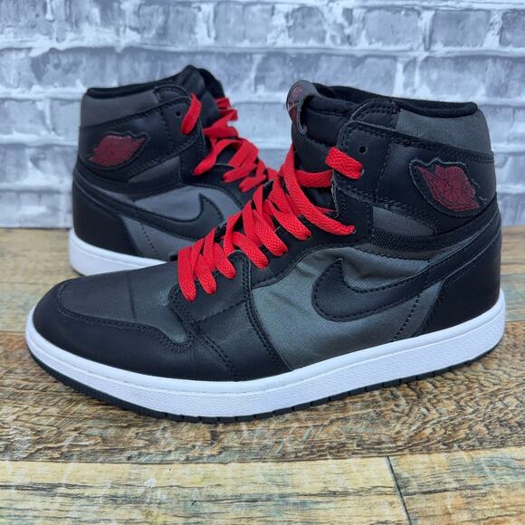 Nike Air Jordan 1 Retro High OG Black Gym Red White 555088-060 Mens Size 8 - Picture 1 of 10